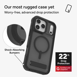 Our most rugged case yet with shock absorbing bumpers ** Smoke Black Our most rugged case yet with shock absorbing bumpers ** Smoke Black