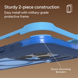 Sturdy 2-piece construction frame ** Cobalt Horizon Sturdy 2-piece construction frame ** Cobalt Horizon