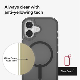 Always clear with anti-yellowing tech ** Midnight Black Always clear with anti-yellowing tech ** Midnight Black