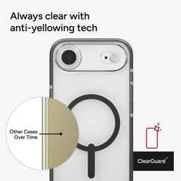 Always clear with anti-yellowing tech ** Jet Black Always clear with anti-yellowing tech ** Jet Black