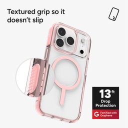 Textured grip so it doesn't slip ** Pink Sorbet Textured grip so it doesn't slip ** Pink Sorbet