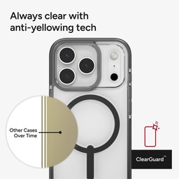 Always clear with anti-yellowing tech ** Jet Black Always clear with anti-yellowing tech ** Jet Black