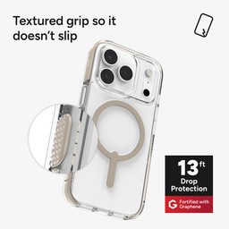 Textured grip so it doesn't slip ** Titanium Textured grip so it doesn't slip ** Titanium