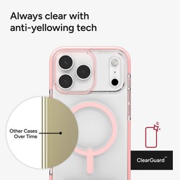 Always clear with anti-yellowing tech ** Pink Sorbet Always clear with anti-yellowing tech ** Pink Sorbet