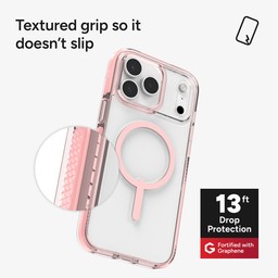 Textured grip so it doesn't slip ** Pink Sorbet Textured grip so it doesn't slip ** Pink Sorbet