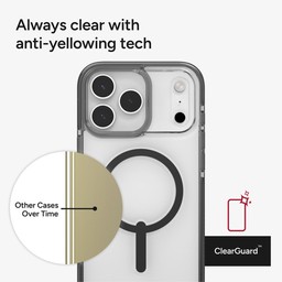 Always clear with anti-yellowing tech ** Jet Black Always clear with anti-yellowing tech ** Jet Black