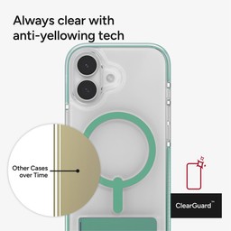 Always clear with anti-yellowing tech ** Mystic Green Always clear with anti-yellowing tech ** Mystic Green