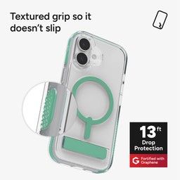 Textured grip so it doesn't slip ** Mystic Green Textured grip so it doesn't slip ** Mystic Green