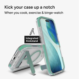 Kick it up a notch with a kickstand ** Mystic Green Kick it up a notch with a kickstand ** Mystic Green