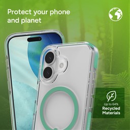 Up to 64% recycled materials ** Mystic Green Up to 64% recycled materials ** Mystic Green