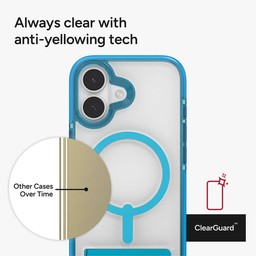 Always clear with anti-yellowing tech ** Tranquil Blue Always clear with anti-yellowing tech ** Tranquil Blue