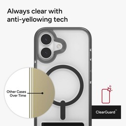 Always clear with anti-yellowing tech ** Jet Black Always clear with anti-yellowing tech ** Jet Black