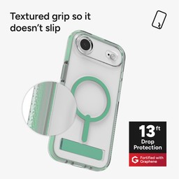 Textured grip so it doesn't slip ** Mystic Green Textured grip so it doesn't slip ** Mystic Green