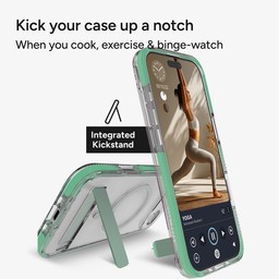Kick it up a notch with a kickstand ** Mystic Green Kick it up a notch with a kickstand ** Mystic Green