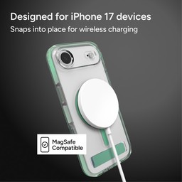 Snaps into place for wireless charging ** Mystic Green Snaps into place for wireless charging ** Mystic Green