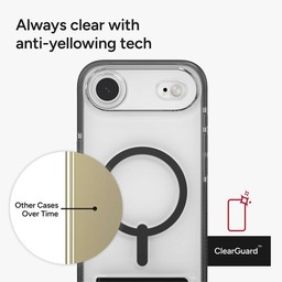 Always clear with anti yellowing tech ** Jet Black Always clear with anti yellowing tech ** Jet Black