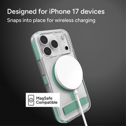 Snaps into place for wireless charging ** Mystic Green Snaps into place for wireless charging ** Mystic Green