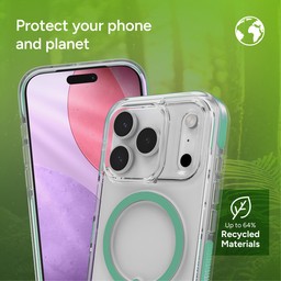 Up to 64% recycled content ** Mystic Green Up to 64% recycled content ** Mystic Green