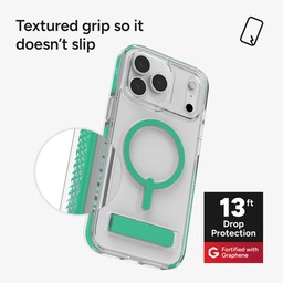 Textured grip so it doesn't slip ** Mystic Green Textured grip so it doesn't slip ** Mystic Green