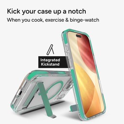 Kick your case up a notch with a kickstand ** Mystic Green Kick your case up a notch with a kickstand ** Mystic Green