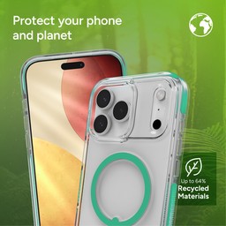 Up to 64% recycled materials ** Mystic Green Up to 64% recycled materials ** Mystic Green