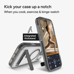 Kick your case up a notch with a kickstand ** Jet Black Kick your case up a notch with a kickstand ** Jet Black