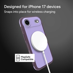 Snaps into place for wireless charging ** Dusty Grape Snaps into place for wireless charging ** Dusty Grape