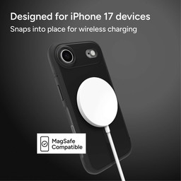Snaps into place for wireless charging ** Flood Black Snaps into place for wireless charging ** Flood Black