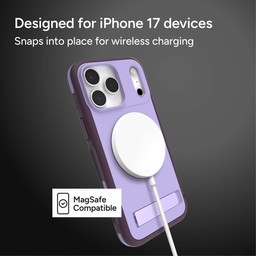 Snaps into place for wireless charging ** Dusty Grape Snaps into place for wireless charging ** Dusty Grape