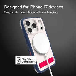 Snaps into place for wireless charging ** Red,Light,Blue Snaps into place for wireless charging ** Red,Light,Blue