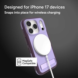 Snaps into place for wireless charging ** Dusty Grape Snaps into place for wireless charging ** Dusty Grape