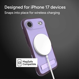 Snaps into place for wireless charging ** Dusty Grape Snaps into place for wireless charging ** Dusty Grape