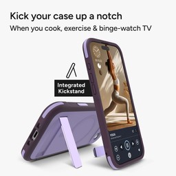 Kickstand for vertifical and horizontal viewing ** Dusty Grape Kickstand for vertifical and horizontal viewing ** Dusty Grape