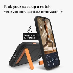 Kickstand for vertifical and horizontal viewing ** Flood Black Kickstand for vertifical and horizontal viewing ** Flood Black