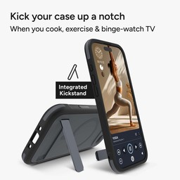 Kickstand for vertifical and horizontal viewing ** Grey Charcoal Kickstand for vertifical and horizontal viewing ** Grey Charcoal