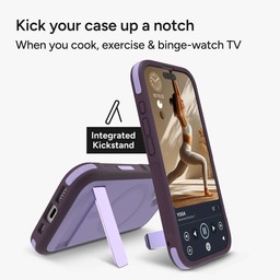 Kickstand for horizontal and vertical viewing ** Dusty Grape Kickstand for horizontal and vertical viewing ** Dusty Grape