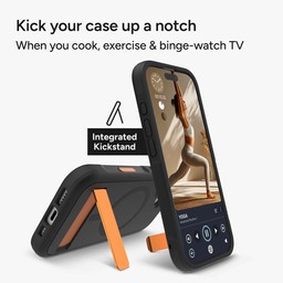 Kickstand for horizontal and vertical viewing ** Flood Black Kickstand for horizontal and vertical viewing ** Flood Black