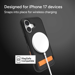 Snaps into place for wireless charging ** Flood Black Snaps into place for wireless charging ** Flood Black