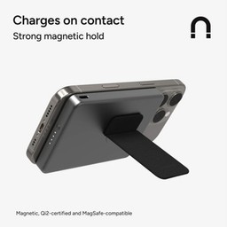 Charges on contact with strong magnetic hold Charges on contact with strong magnetic hold