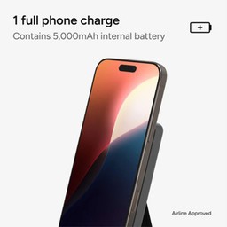 1 full phone charge that contains 5,000mAh internal battery 1 full phone charge that contains 5,000mAh internal battery