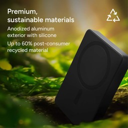 Premium, sustainable materials with up to 60% post consumer recycled materials Premium, sustainable materials with up to 60% post consumer recycled materials
