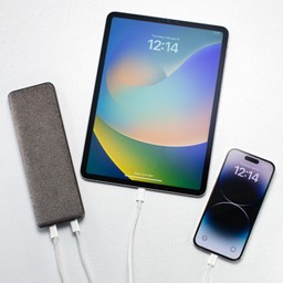 Charge up to 2 Devices
||Charge your phone and tablet in the same place. The powerstation pro has two USB-C ports. Charge up to 2 Devices
||Charge your phone and tablet in the same place. The powerstation pro has two USB-C ports.