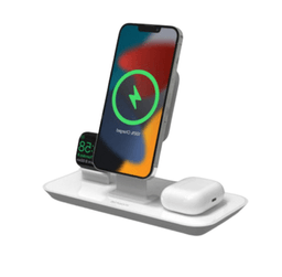3-in-1 wireless charging pad
||Up to 15W of fast charging power 3-in-1 wireless charging pad
||Up to 15W of fast charging power